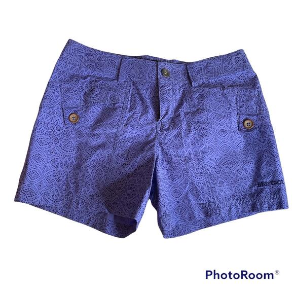 MARMOT Deep Dusk Purple Dot Athletic Outdoors Hiking Shorts Camping Small 6 UPF - Picture 1 of 5